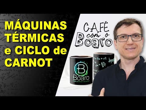 Thumbnail da aula: MÁQUINAS TÉRMICAS e CICLO de CARNOT - TERMOLOGIA - EXERCÍCIOS para REVISÃO de FÍSICA – EXC116