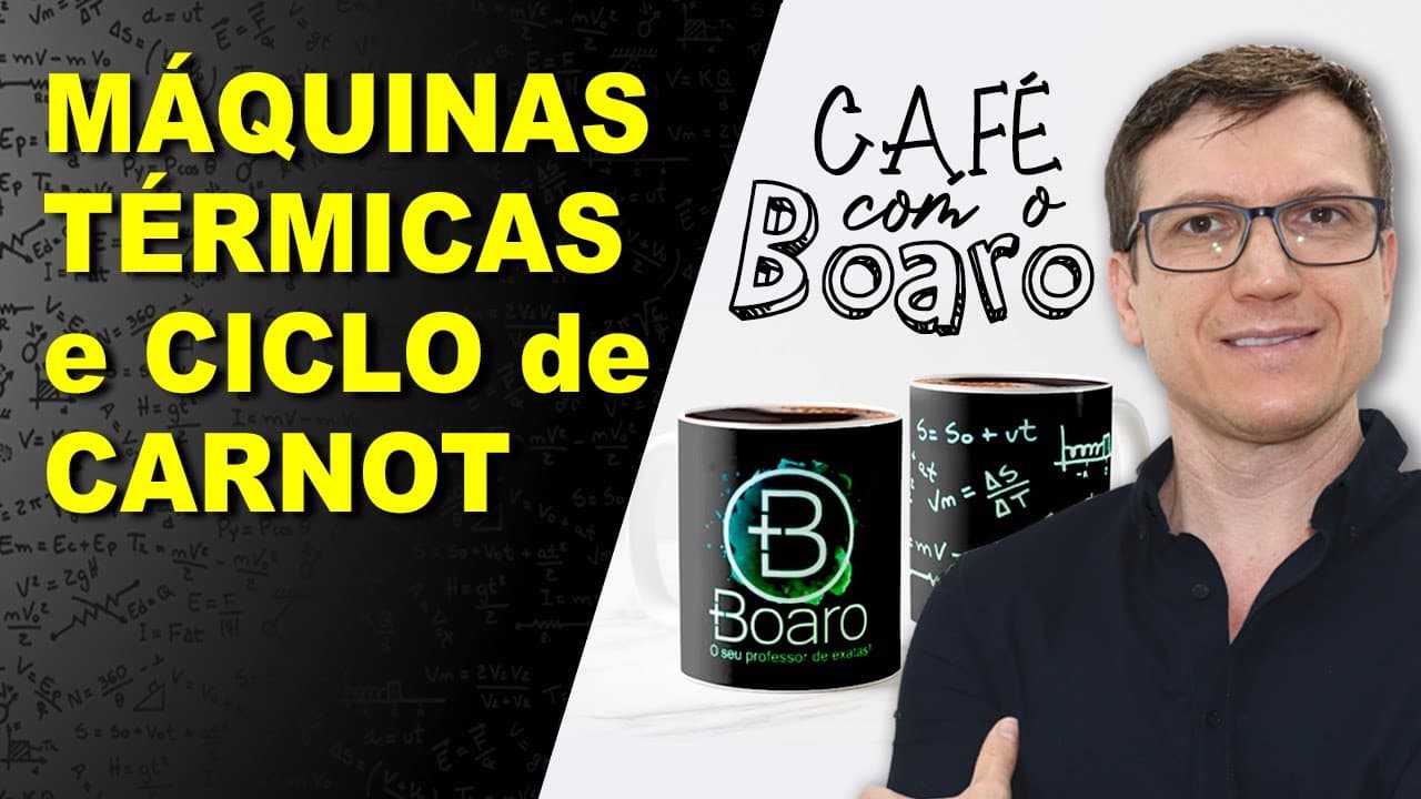 Thumbnail: MÁQUINAS TÉRMICAS e CICLO de CARNOT - TERMOLOGIA - EXERCÍCIOS para REVISÃO de FÍSICA – EXC116