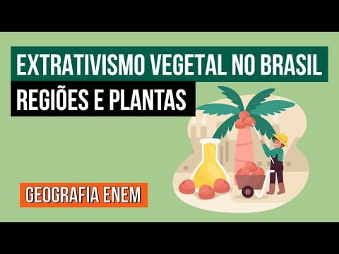 Thumbnail da aula: EXTRATIVISMO VEGETAL NO BRASIL: regiões e plantas | Geografia para o Enem | Raphael Carrieri