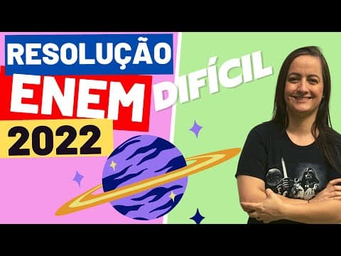 Thumbnail da aula: ENEM 2022 - Q165(Caderno Azul) Definem-se o dia e o ano de um planeta de um sistema solar como sendo