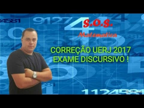 Thumbnail da aula: Discursiva de Matemática UERJ 2017: área do retângulo no plano cartesiano!