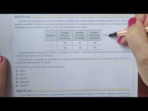 Thumbnail da aula: ENEM 2023 - GERENTE DE UMA FÁBRICA - QUESTÃO 144 - PROVA AMARELA / MATEMÁTICA