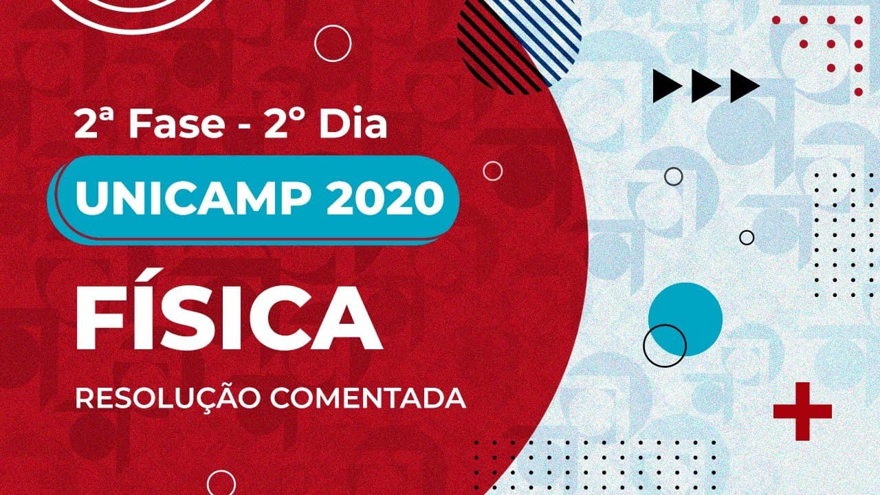 Thumbnail: Resolução Comentada - UNICAMP 2020 - 2ª fase - 2º dia - Física
