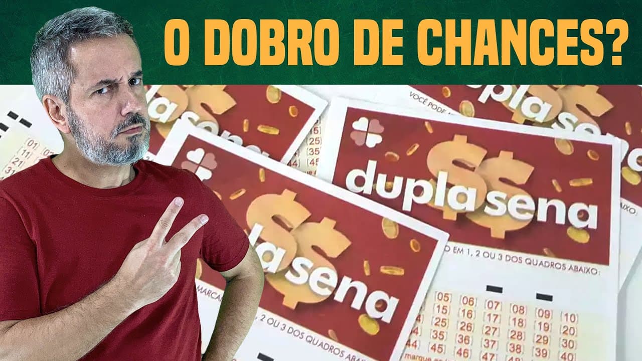 Thumbnail: DUPLA SENA DOBRA MESMO AS CHANCES? Tudo sobre suas chances de ganhar!
