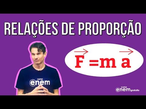 Thumbnail da aula: RELAÇÕES DE PROPORÇÃO | Resumo de Física para o Enem