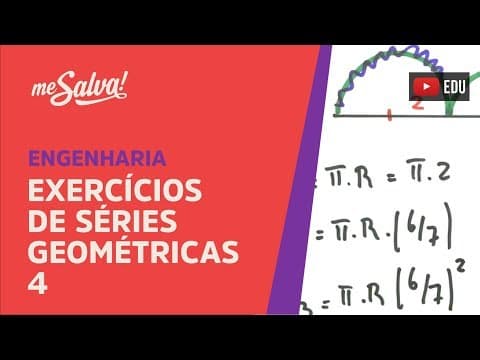 Thumbnail da aula: Me Salva! SER09 - Séries Geométricas: Exercícios Resolvidos 4