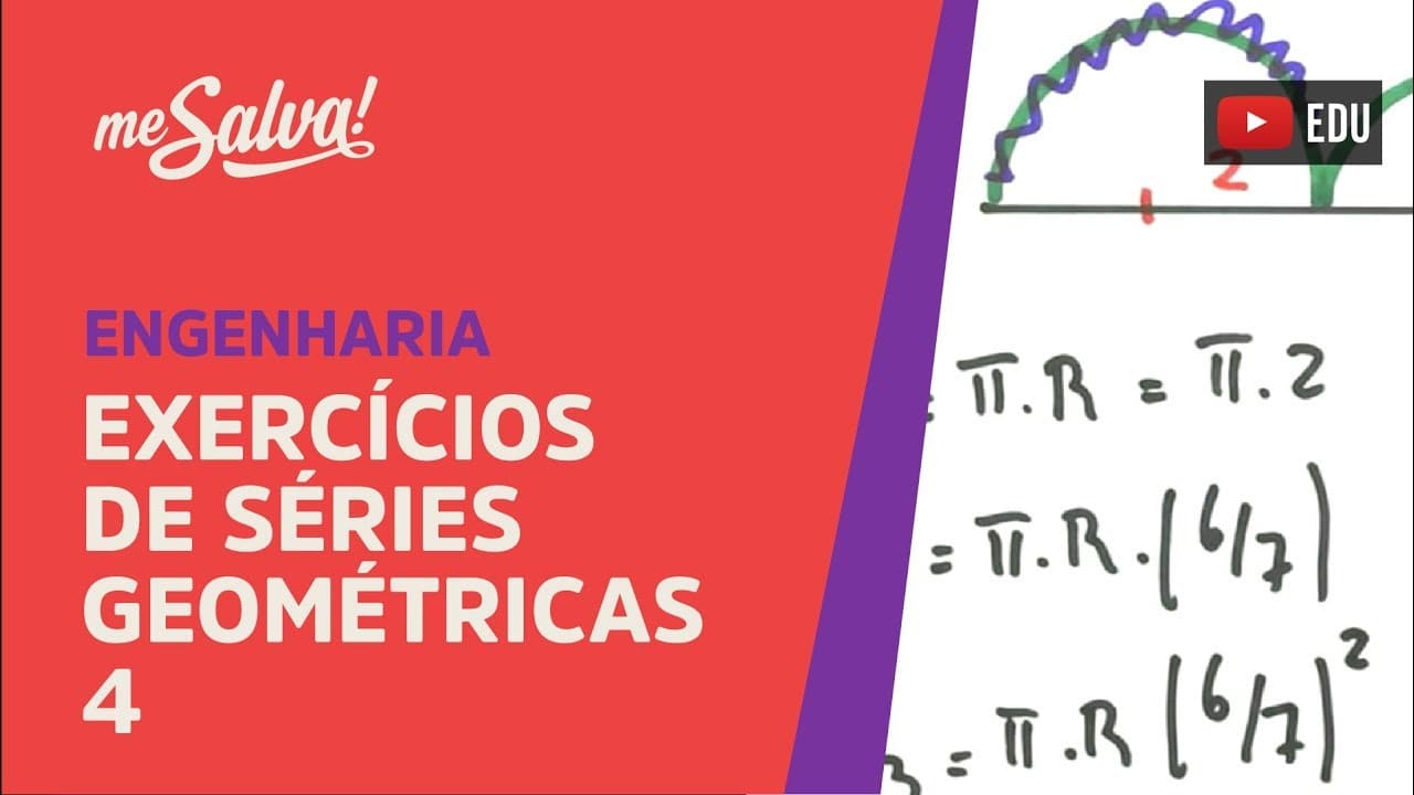 Thumbnail: Me Salva! SER09 - Séries Geométricas: Exercícios Resolvidos 4
