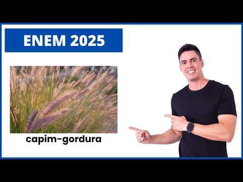 Thumbnail da aula: Biologia ENEM 2025! "O bioma Cerrado é caracterizado por apresentar ampla e natural diversidade..."
