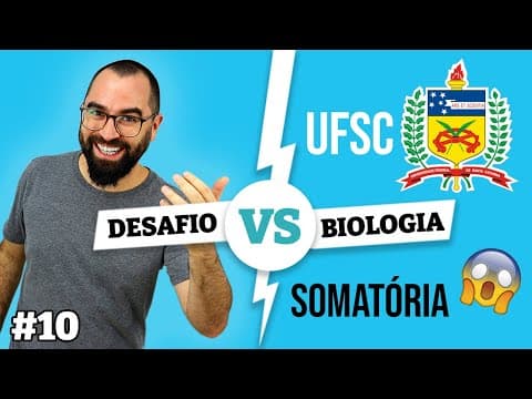 Thumbnail da aula: Faz mal tomar muita água? - UFSC - Desafio Biologia - Bioquímica | Prof. Biologia