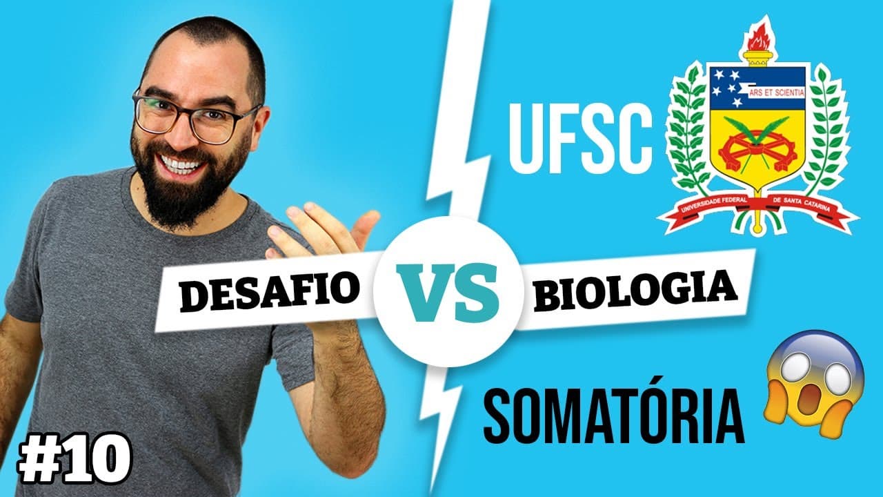 Thumbnail: Faz mal tomar muita água? - UFSC - Desafio Biologia - Bioquímica | Prof. Biologia