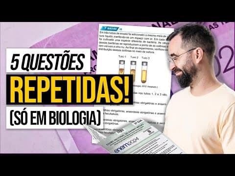Thumbnail da aula: 😰 Teremos questões ANULADAS em BIOLOGIA?