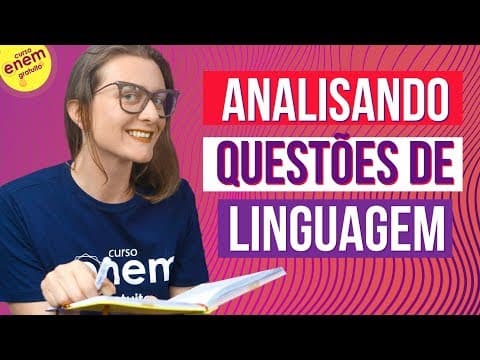 Thumbnail da aula: ANALISANDO AS QUESTÕES DE LINGUAGEM DO ENEM 2019 | Cobertura e resolução do exame