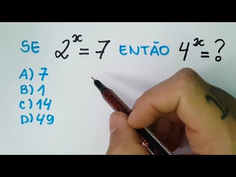 Thumbnail da aula: 🔥 HELP MATEMÁTICA BÁSICA -  Potenciação Fácil?  #321