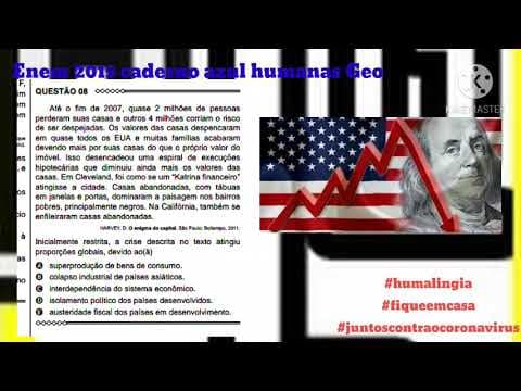Thumbnail da aula: Questão 8 Enem 2015 caderno azul humanas geografia