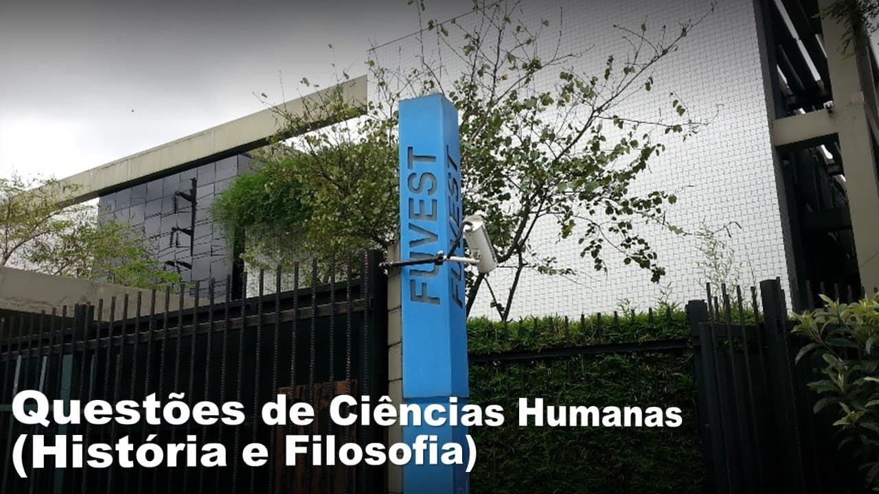 Thumbnail: Prova 1ª Fase  FUVEST 2023 [Ciências Humanas]  [ENEM e Vestibulares #1] #fuvest2023 #fuvest