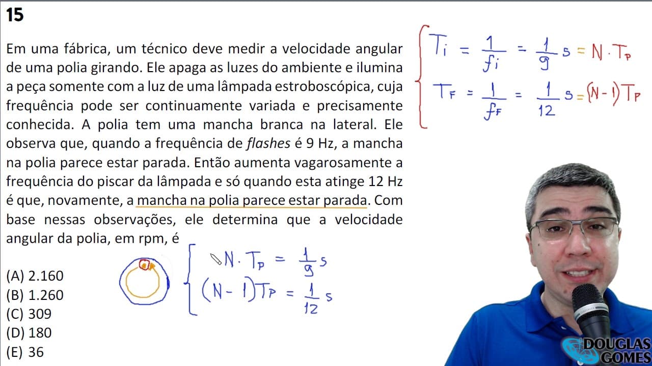 Thumbnail: Correção Fuvest 2019 Física Prova V Q15