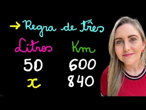 Thumbnail da aula: REGRA DE TRÊS SIMPLES! MÉTODO SIMPLES E EFICIENTE!! EXPLICAÇÃO PARA APRENDER MATEMÁTICA! REGRA DE 3.