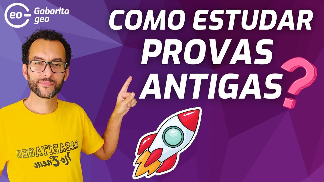 Thumbnail: MANUAL para ESTUDAR por Provas Antigas | Check-list completo |