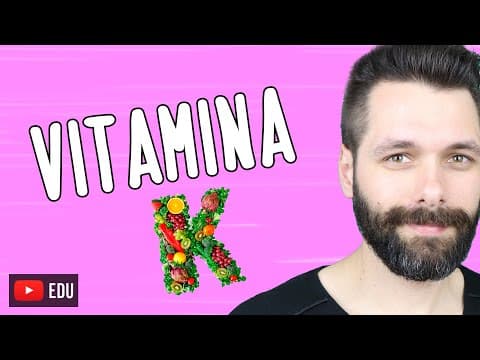 Thumbnail da aula: VITAMINA K - Filoquinona ou Menaquinona | Biologia com Samuel Cunha