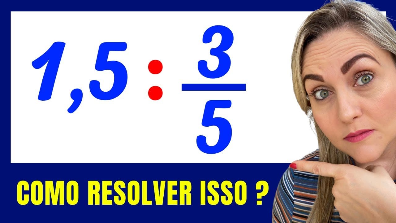 Thumbnail: 🤯COMO DIVIDIR FRAÇÃO E NÚMERO COM VÍRGULA??  Matemática básica todo dia.📚🚀