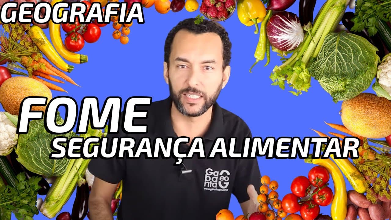 Thumbnail: MEIO AMBIENTE E SEGURANÇA ALIMENTAR GEOGRAFIA | TEMA DE REDAÇÃO |