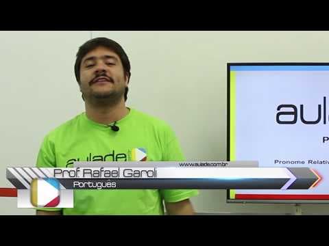 Thumbnail da aula: Português - Pronome Relativo: Função Sintática