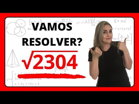 Thumbnail da aula: VAMOS RESOLVER RAIZ QUADRADA???