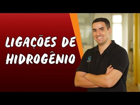 Thumbnail da aula: Ligações de Hidrogênio - Brasil Escola