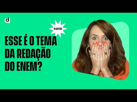 Thumbnail da aula: 5 possíveis Temas de Redação para o Enem 2020 | Plantão Descomplica