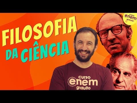 Thumbnail da aula: FILOSOFIA DA CIÊNCIA | Resumo de Filosofia para o Enem. Professor Alan Ghedini