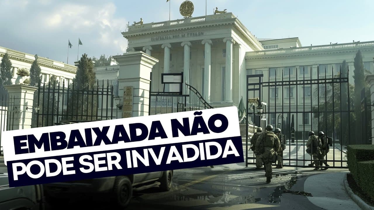 Thumbnail: Equador INVADE o México | Porque uma embaixada não pode ser invadida |