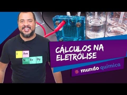 Thumbnail da aula: 👨‍🔬 Eletroquímica: Cálculos na Eletrólise - Química - ENEM