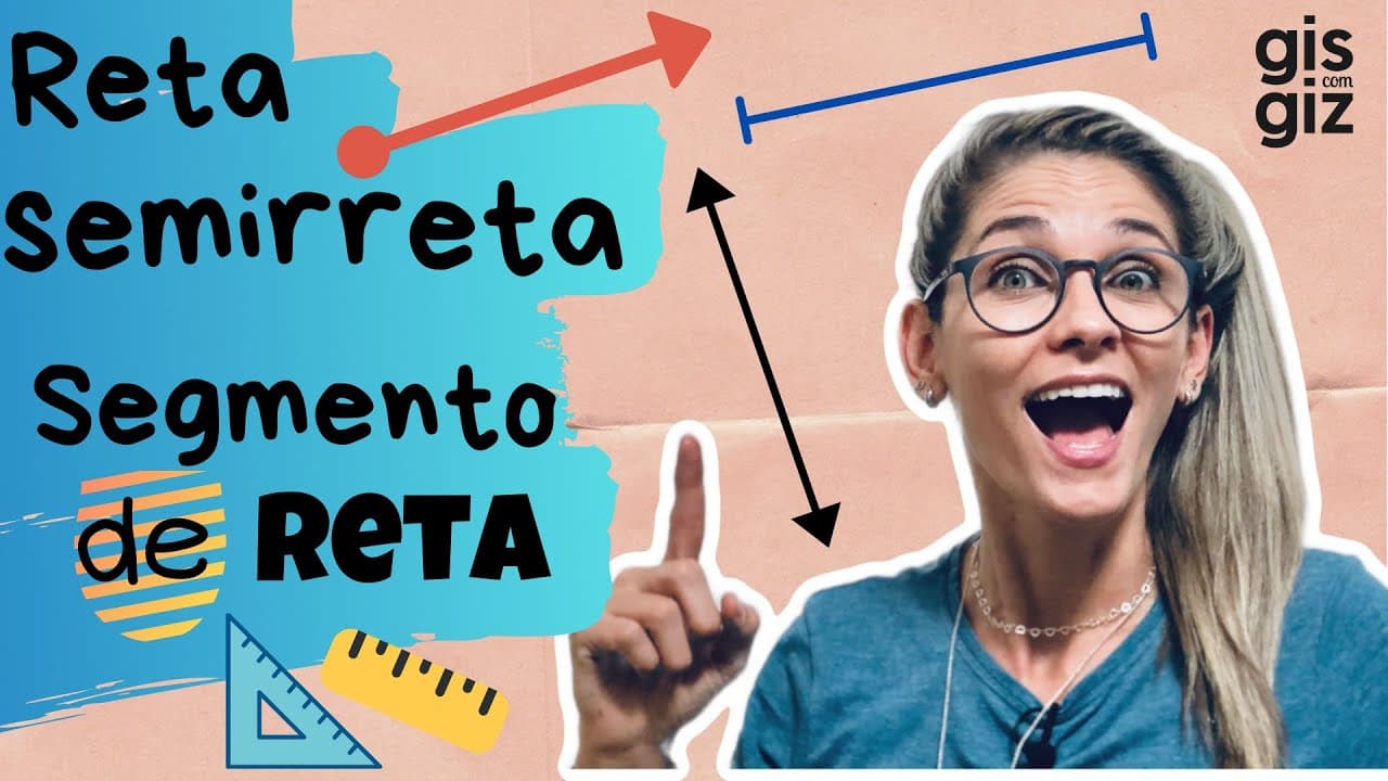 Thumbnail: RETA, SEMIRRETA E SEGMENTO DE RETA \Prof. Gis/