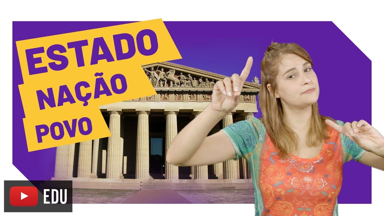 Thumbnail: O que é Estado, Nação, Território, Povo e População? | Série: Educação Política