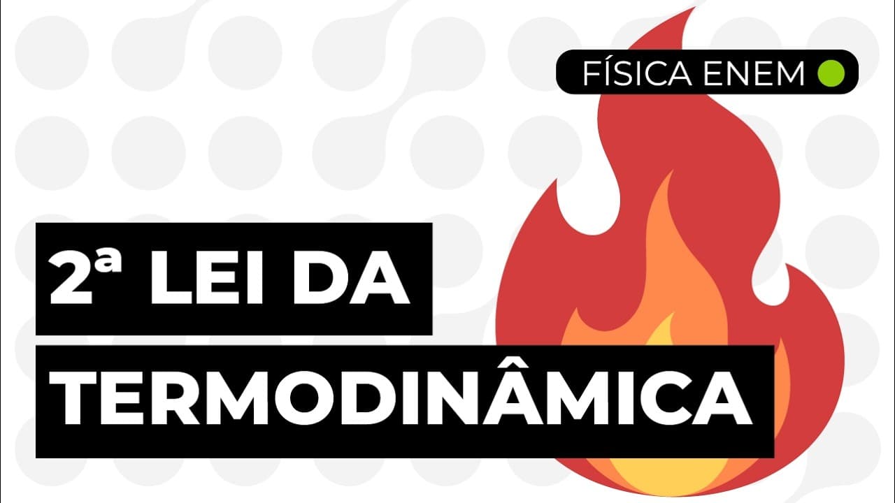 Thumbnail: 2ª LEI DA TERMODINÂMICA: fluxo de calor e máquinas térmicas | Física Enem | Flaverson Batista