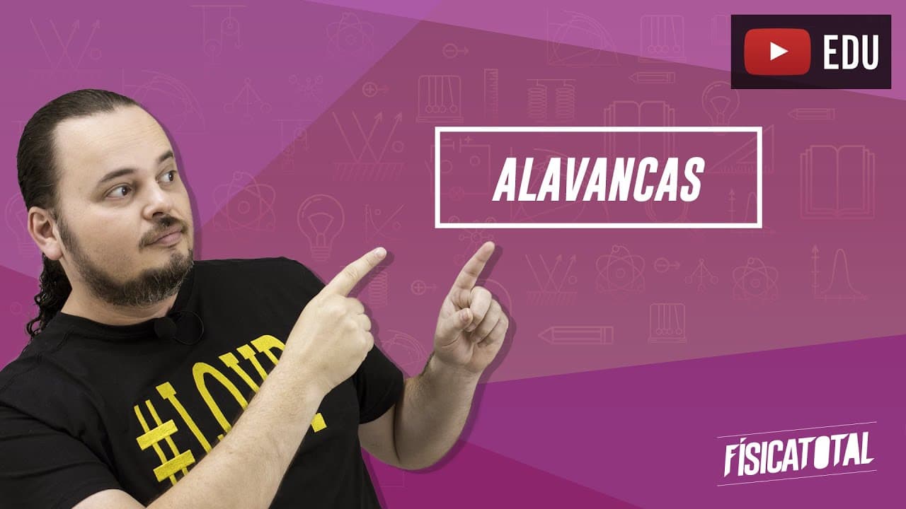 Thumbnail: Alavancas | interfixa interpotente interresistente | equilíbrio | Física em Questões 069