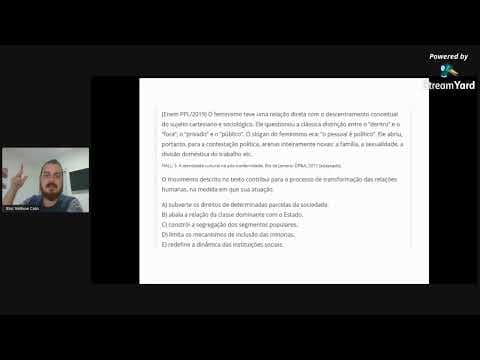 Thumbnail da aula: Sociologia - Questões do ENEM sobre política