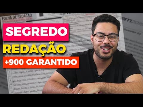 Thumbnail da aula: COMO GARANTIR +900 EM QUALQUER TEMA DE REDAÇÃO DO ENEM 2024