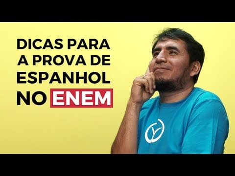 Thumbnail da aula: Dicas para Interpretar Textos em Espanhol no Enem - Brasil Escola