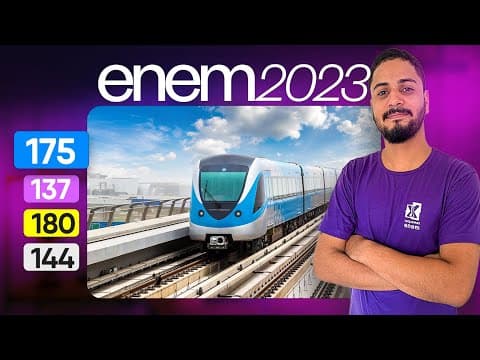 Thumbnail da aula: Question 175 - Blue Booklet | System of Equations | ENEM 2023 Mathematics