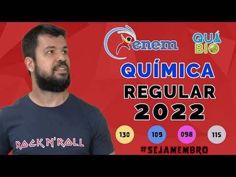 Thumbnail da aula: ENEM 2022 - Questão 130 - O elemento iodo (I) tem função biológica e é acumulado na tireoide. Nos