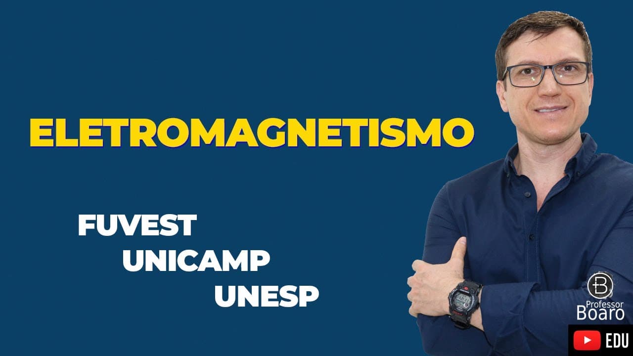 Thumbnail: REVISÃO de FORÇA MAGNÉTICA e CAMPO MAGNÉTICO | FUVEST | Professor Boaro