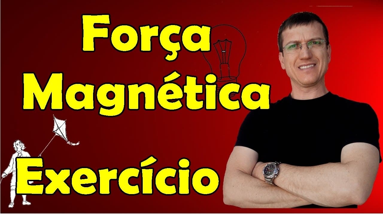 Thumbnail: Força magnética sobre cargas - Exercício 3 (UFSCar) Eletromag. - Aula 3 - Prof. Marcelo Boaro
