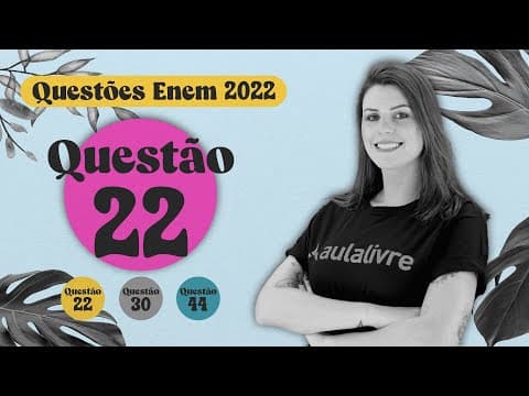 Thumbnail da aula: ENEM 2022 I Arte Comtemporanea I Questão 22