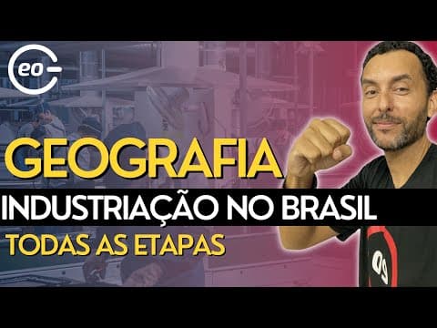 Thumbnail da aula: INDUSTRIALIZAÇÃO BRASILEIRA - Era Vargas, J K, Período Militar, Década Perdida