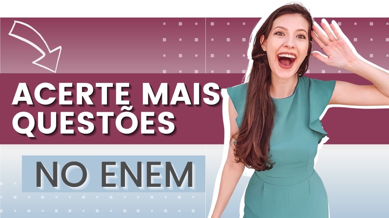 Thumbnail: 😱Como acertar mais questões no ENEM - Alternativas em dúvida | Sarah Schollmeier