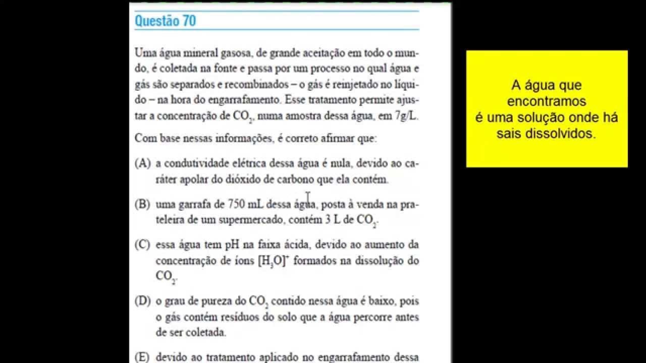 Thumbnail: VUNESP 2011A - 1ºfase - RESOLUÇÃO da prova de QUÍMICA -Professor Vinícius Dias