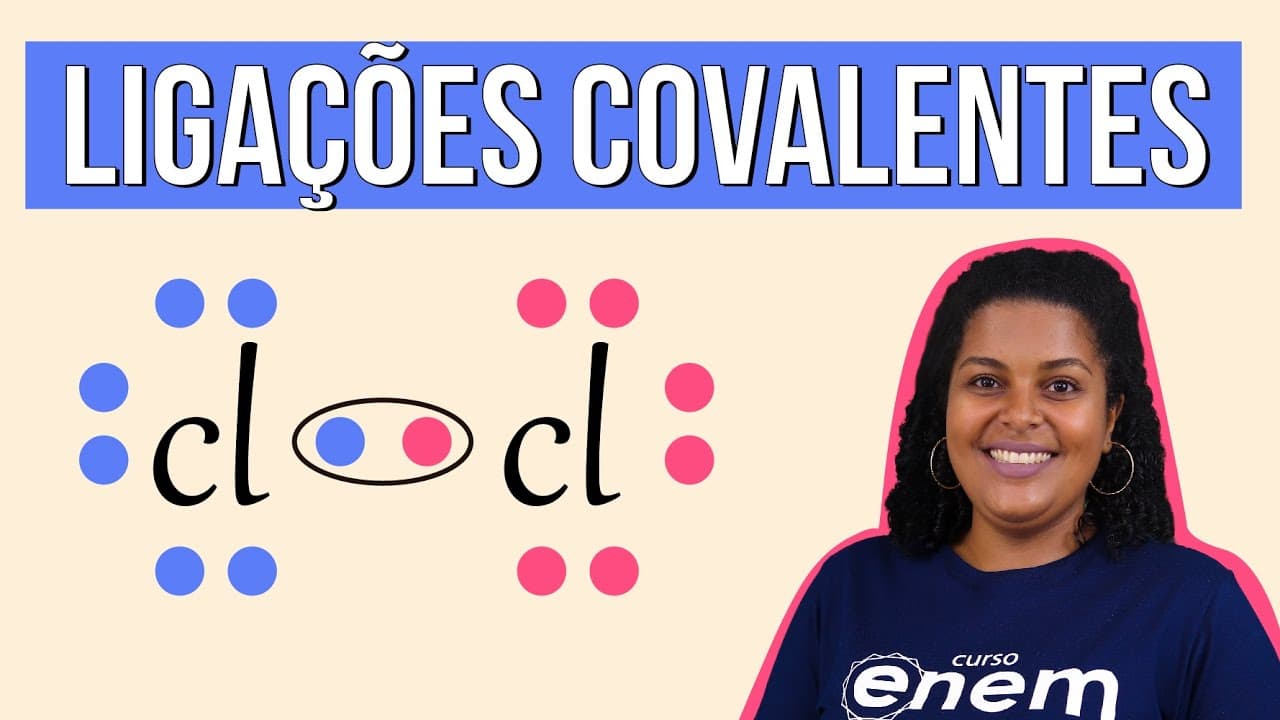 Thumbnail: LIGAÇÕES COVALENTES | Resumo de Química para o Enem e ENCCEJA. Profe Larissa Campos