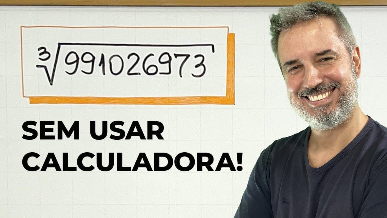 Thumbnail: SEM CALCULADORA: raiz cúbica de 991026973 🤯