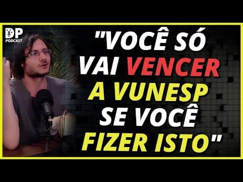 Thumbnail da aula: A MELHOR FORMA DE SUPERAR A BANCA VUNESP EM CONCURSOS PÚBLICOS